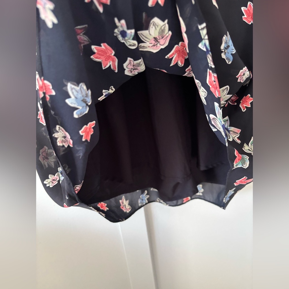 Katherine Barclay Black Dress with Multicolor Floral Design - Picture 6 of 9